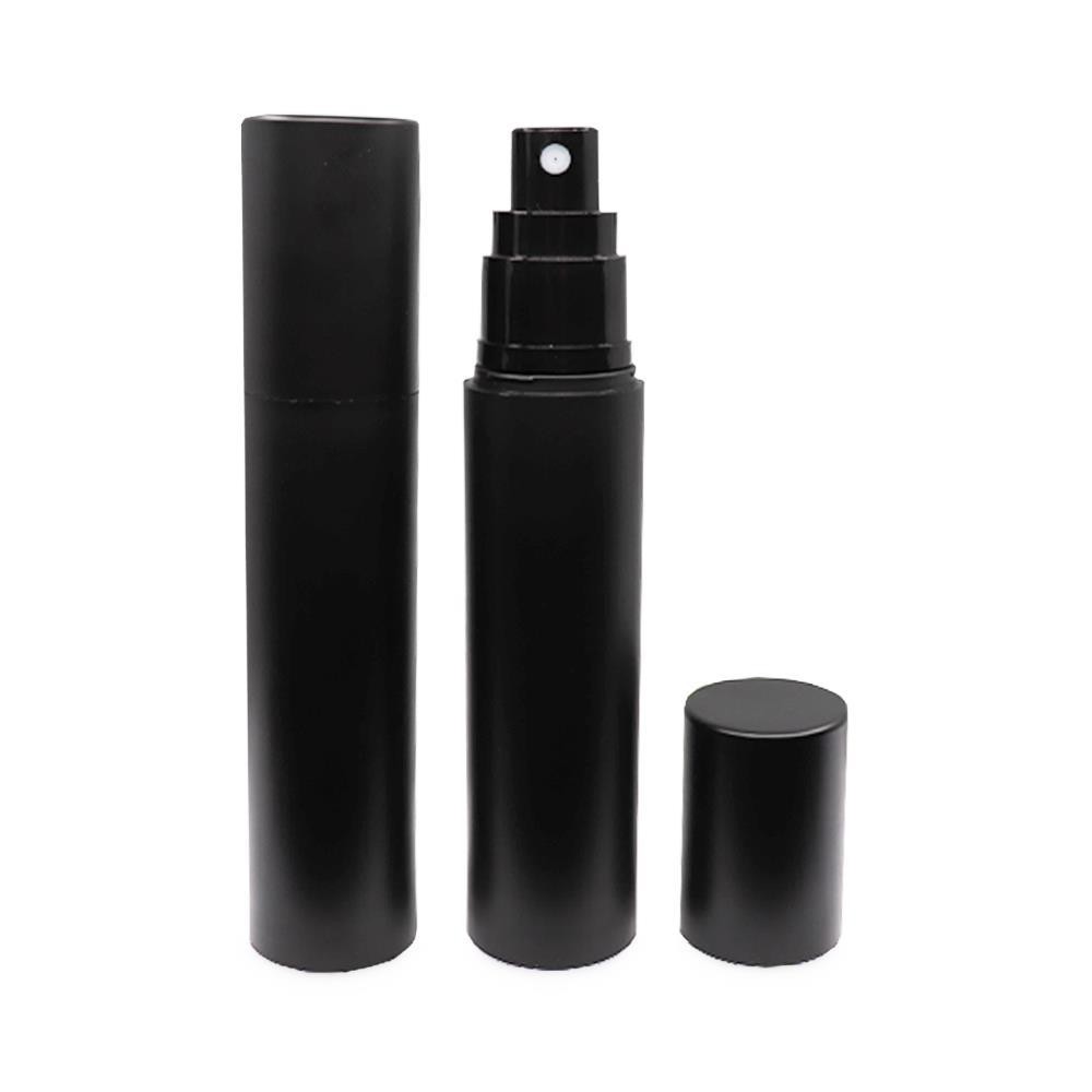 50ml Matte Black PP Airless Spray Bottle with Matte Black Cap New