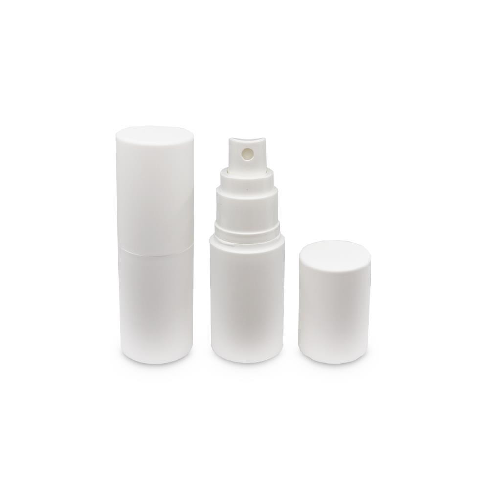 15ml Matte White PP Airless Spray Bottle with Matte White Cap New