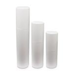 Matte White PP Airless Serum Bottles (with Cap)