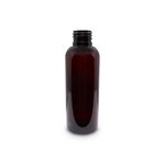 Amber 125ml SQUAT PET Round Bottle