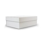 Ice MATTE Small Hamper Gift Box: 330mm (W) x 240mm (L) x 110mm (D) + 40mm Lid - Carton of 20