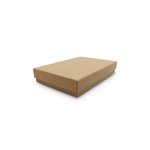 Brown Kraft A6 Document Box: 165mm (W) x 115mm (L) x 30mm (D) + 20mm LID - Carton of 50