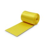 38mm Yellow Double Sided Satin Ribbon - 645 - 50m Roll