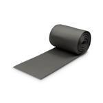 40mm Metal Grey Grosgrain Ribbon - 50M Roll