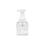 250ml Clear Square Foaming Bottle with Clear Natural Pump