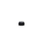 5ml Matte Black Round Glass Jar