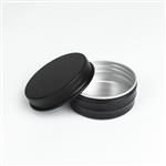 15ml Matte Black Aluminium Canister