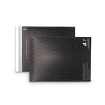 Compostable Black BUBBLE Mailer - Large: 400mm (W) x 480mm (H) + 50mm (Flap) - Carton of 50