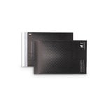 Compostable BLACK BUBBLE Mailer - Medium: 270mm (W) x 360mm (H) + 50mm (Flap) - Carton of 75