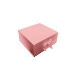 Pink Small HAMPER Foldable Rigid Box + RIBBON