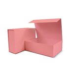 Pink Medium Foldable Rigid Box: 305mm (W) x 220mm (L) x 100mm (D) - Carton of 25