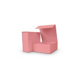 Pink Small Hamper Foldable Rigid Box: 275mm (W) x 275mm (L) x 110mm (D) - Carton of 25