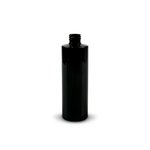 Black 200ml PET Square Shoulder Bottle Neck 410