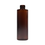 Amber 200ml PET Square Shoulder Bottle Neck 410