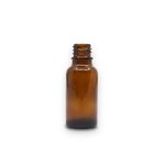 Amber 20ml T/E Boston Round Glass Bottle (18mm neck)