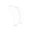 Cream Spatula Curved CLEAR Plastic MINI (Pack of 50)