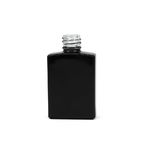 Black 30ml Rectangular Glass Bottle (18mm neck)