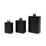 Black Rectangular Glass Bottles