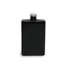Black 100ml Rectangular Glass Bottle (18mm neck)