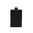 Black 100ml Rectangular Glass Bottle (18mm neck)