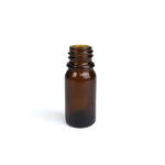 Amber 7ml T/E Boston Round Glass Bottle (18mm neck)