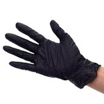 Black Extra Large Powder Free Nitrile Glove Set - 100pcs