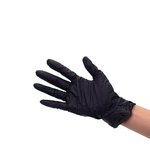 Black Small Powder Free Nitrile Glove Set - 100pcs