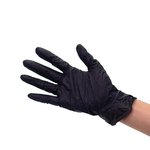 Black Medium Powder Free Nitrile Glove Set - 100pcs