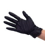 Black Large Powder Free Nitrile Glove Set - 100pcs