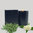 200g Lemon Myrtle and Tea Tree Soy Blend Candle in Matte Black Glass Jar