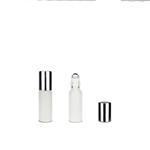 5ml Roll On Frosted Bottle with Shiny Silver Cap