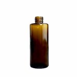 150ml Amber Square Shoulder Glass Bottle (24/410 neck)