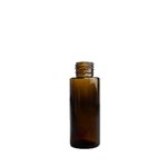 50ml Amber Square Shoulder Glass Bottle (24/410 neck)