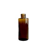 100ml Amber Square Shoulder Glass Bottle (24/410 neck)