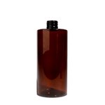 Amber 500ml PET Square Shoulder Bottle Neck 410
