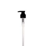 Lotion Pump Black Smooth 28mm
