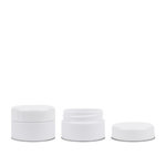20mL White AS Jar with White Lid