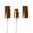 Serum Pump 18mm Shiny Gold RGB High Viscosity