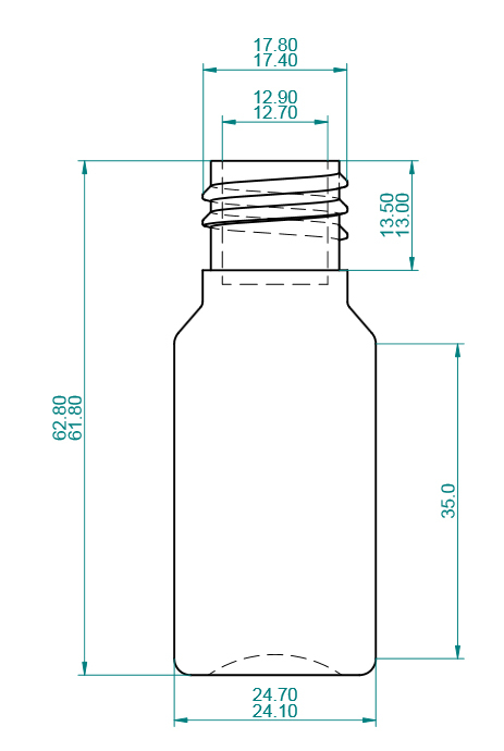 15ml Veral PET Bottle