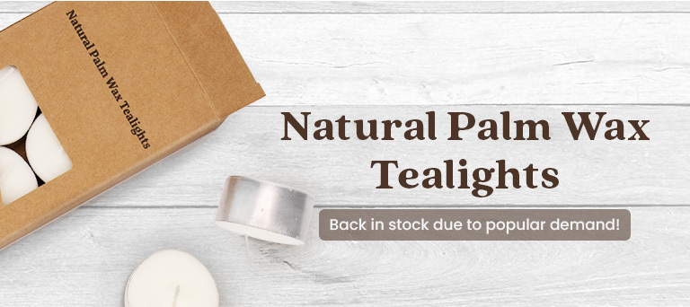 Natural Palm Wax Tealights