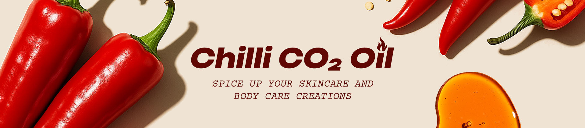 Chilli CO2 Oil - Spice up your skincare and body care creations