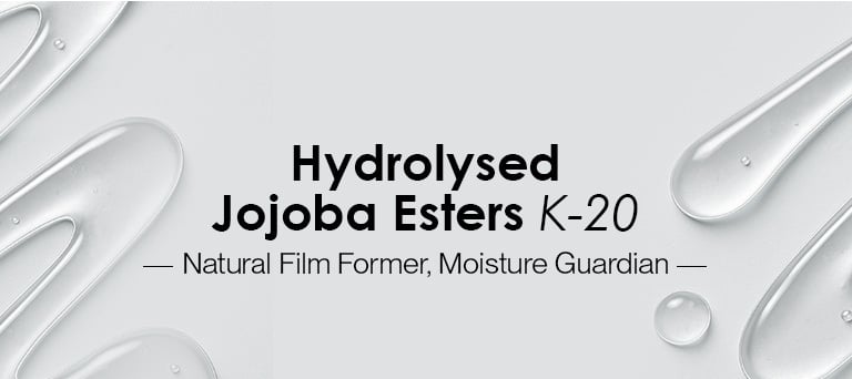 Hydrolysed Jojoba Esters K-20: Natural Film Former, Moisture Guardian