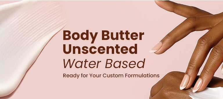 Body Butter Unscented: Water Based - Ready for Your Custom Formulations
