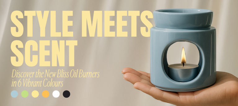 Discover the new Bliss Oil Burners in 6 vibrant colours