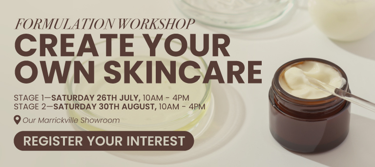 Create Your Own Skincare Workshops