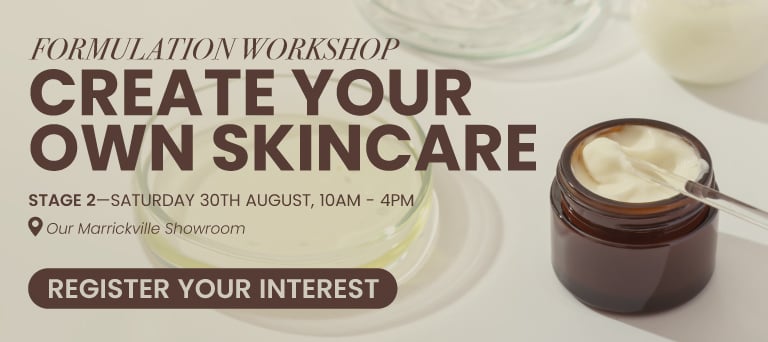 Create Your Own Skincare Workshops