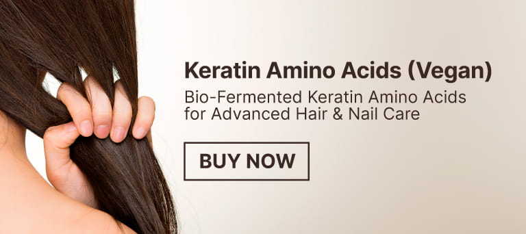 Keratin Amino Acids (Vegan): Bio-Fermented Keratin Amino Acids for Advanced Hair & Nail Care