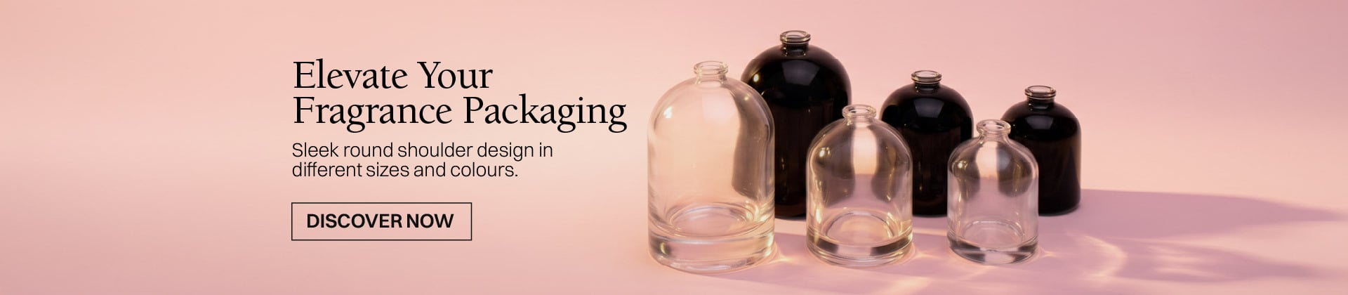 Round Shoulder Glass Perfume Bottles - Elevate Your Fragrance Packaging