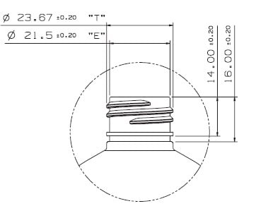 500ml PET Bottles Thread