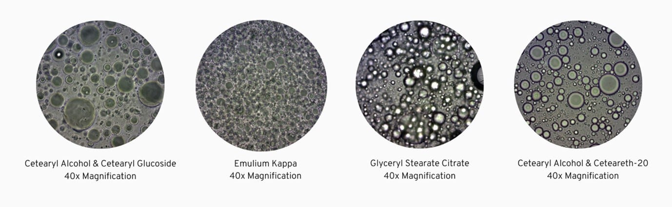 How The Emulsifiers Changed The Internal Structure of The Cream